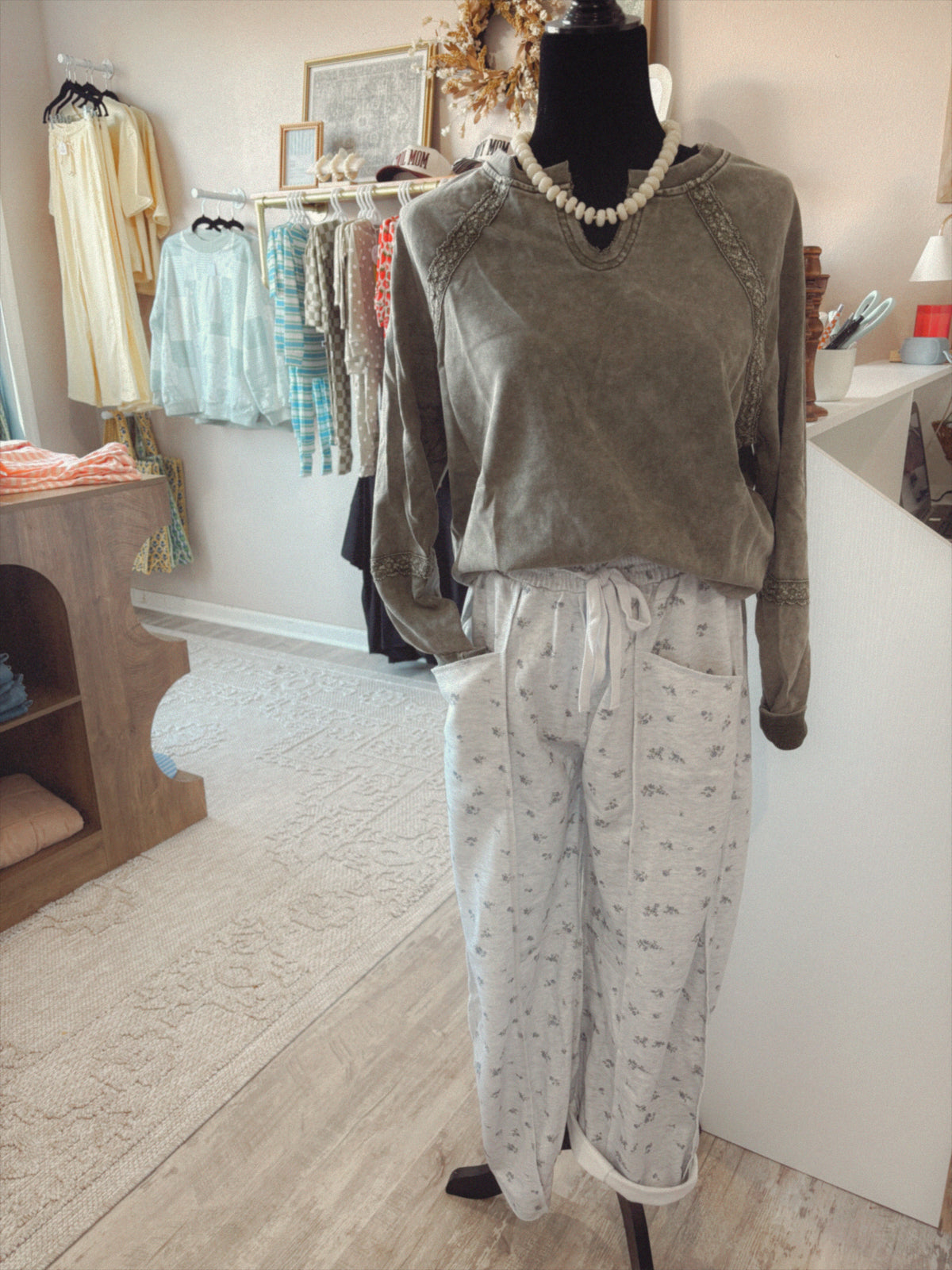 Lace Patchwork Long Sleeve