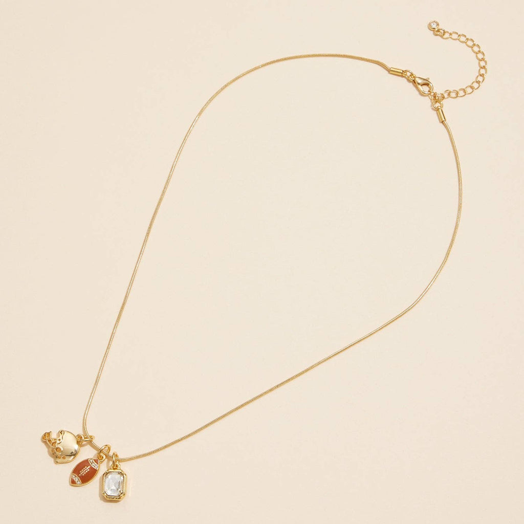 "Football Nights" Charm Necklace