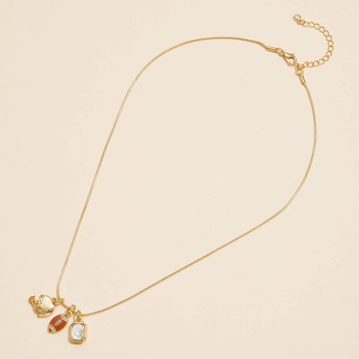 "Football Nights" Charm Necklace
