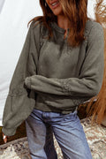 Lace Patchwork Long Sleeve