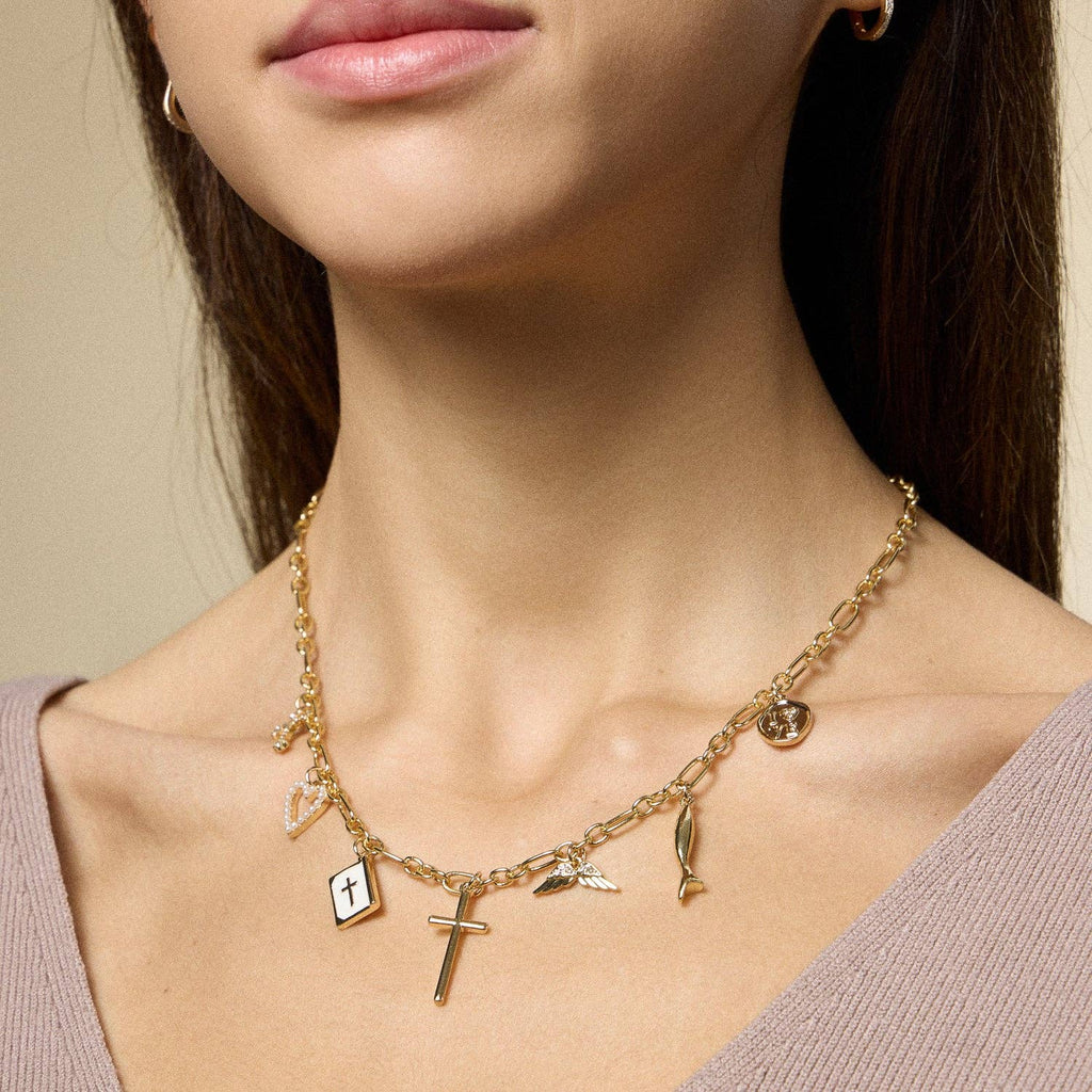 Faith & Love Charm Necklace