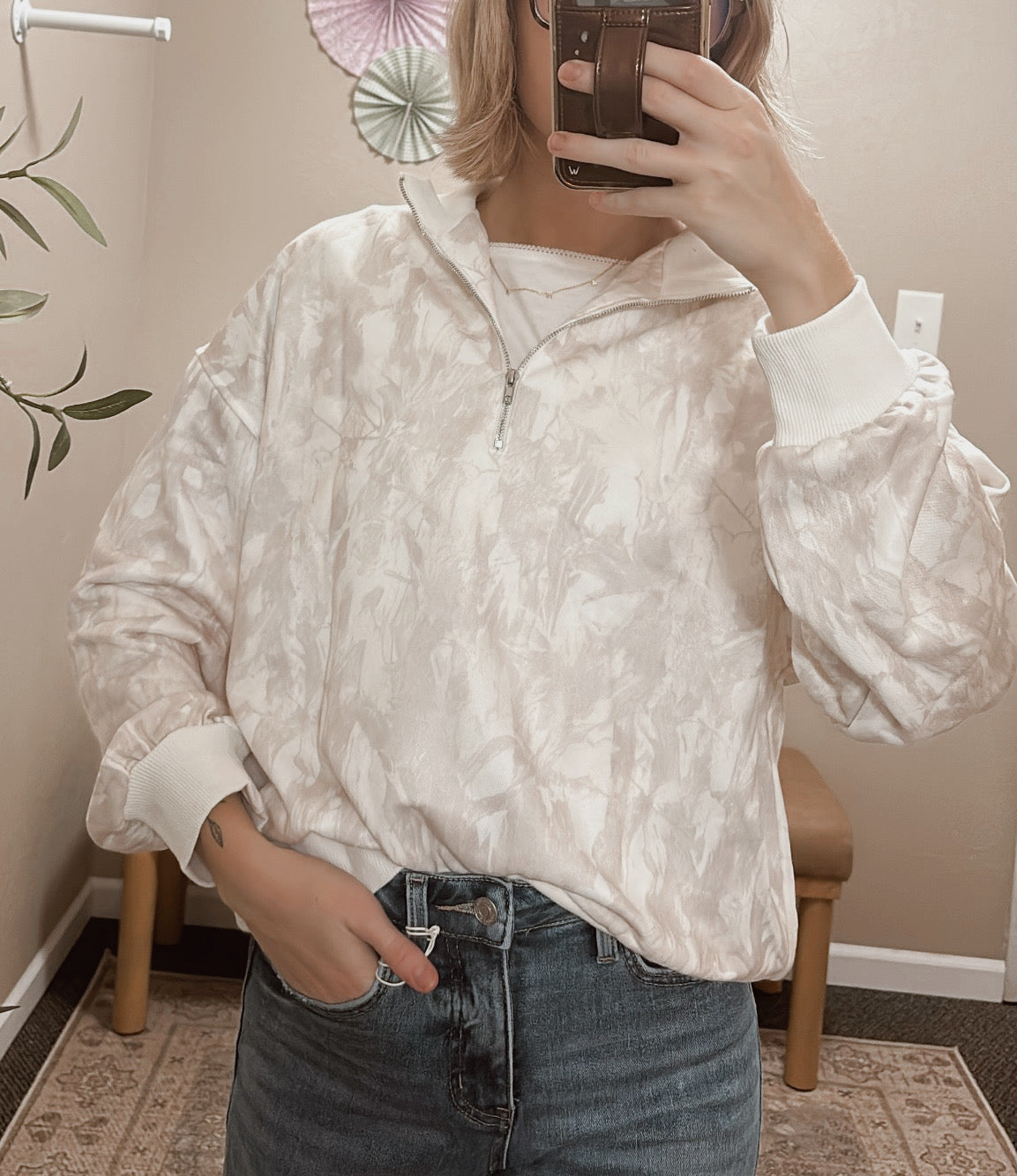 Camo Quarter Zip