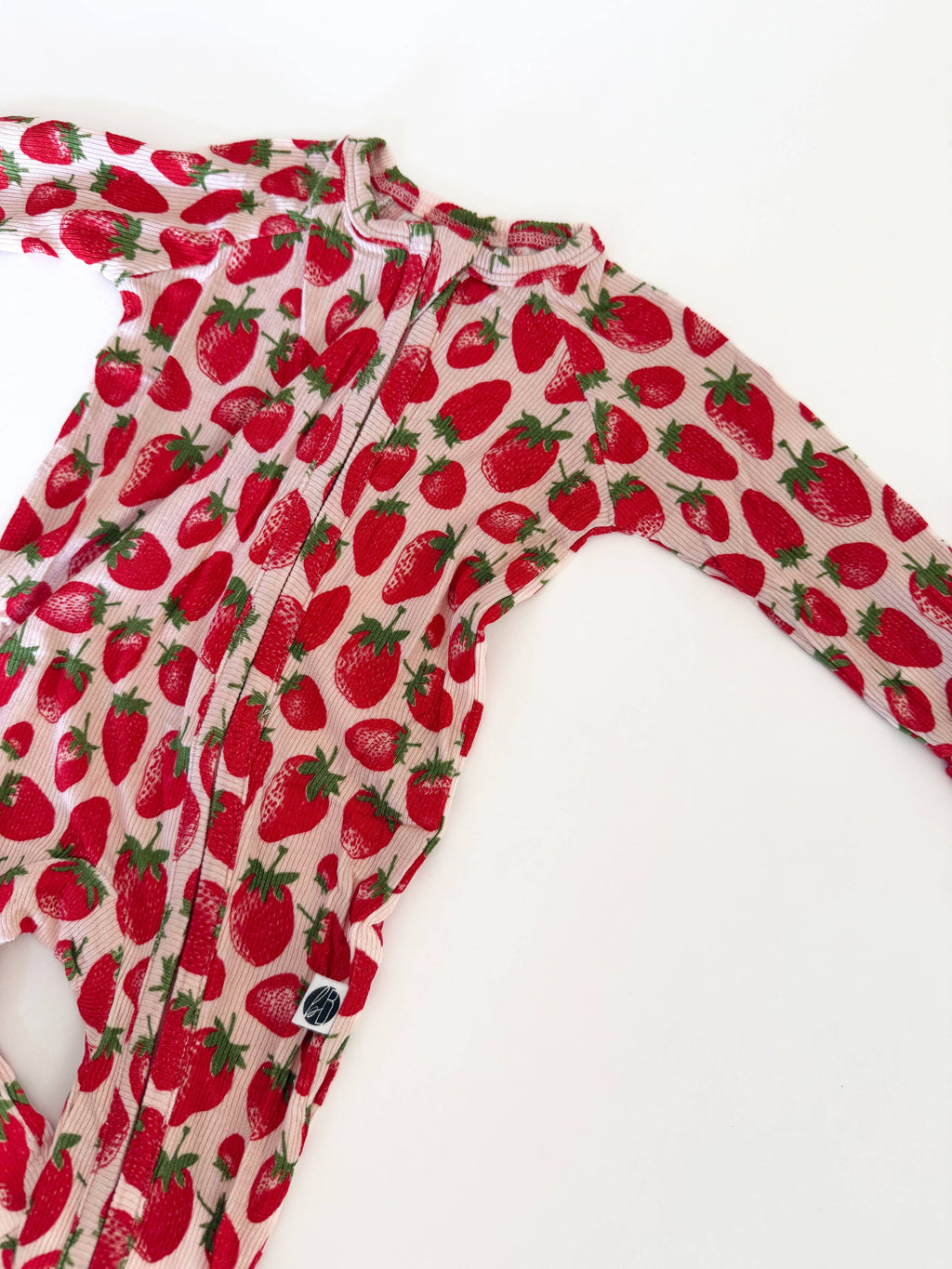 Strawberry Zip Romper