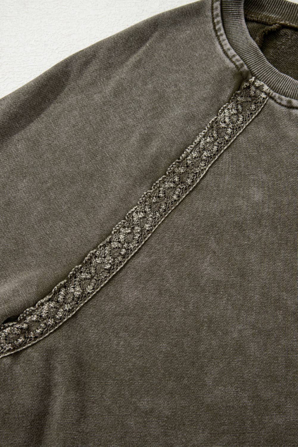 Lace Patchwork Long Sleeve