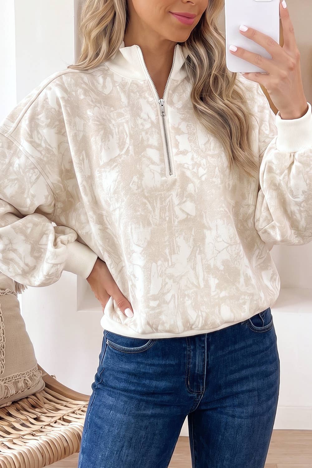 Camo Quarter Zip