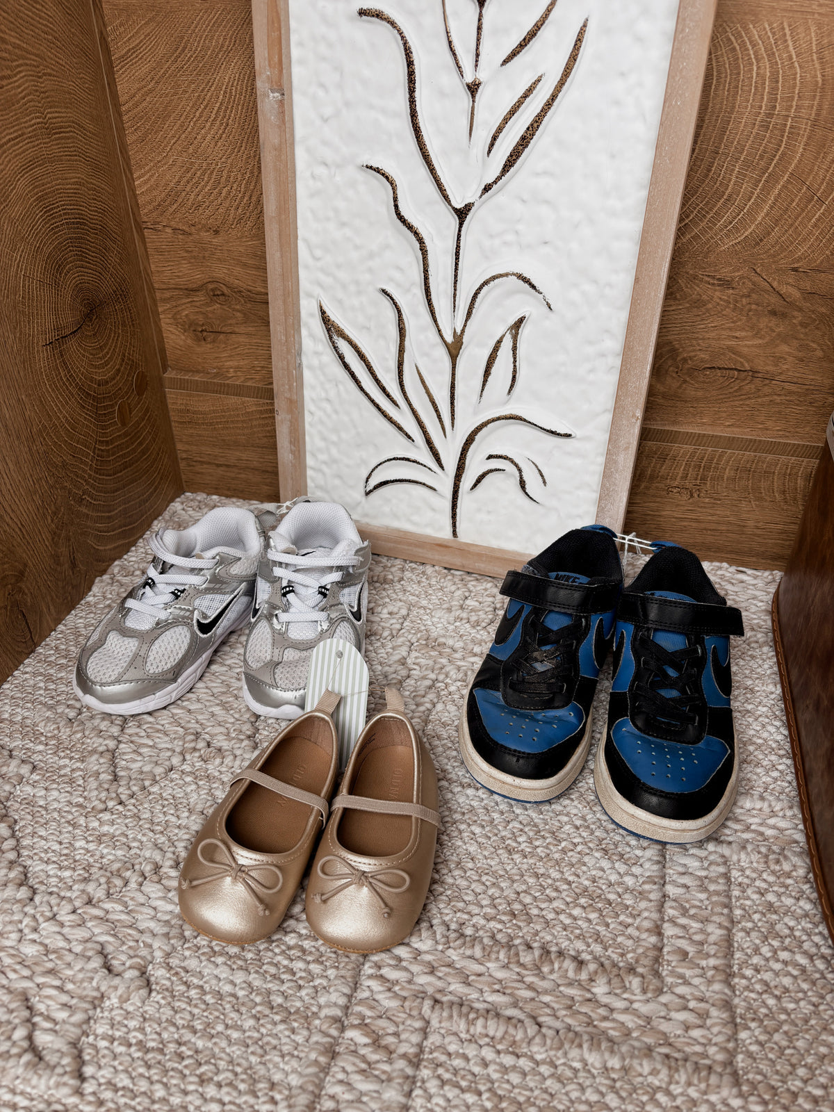 gold bow flats