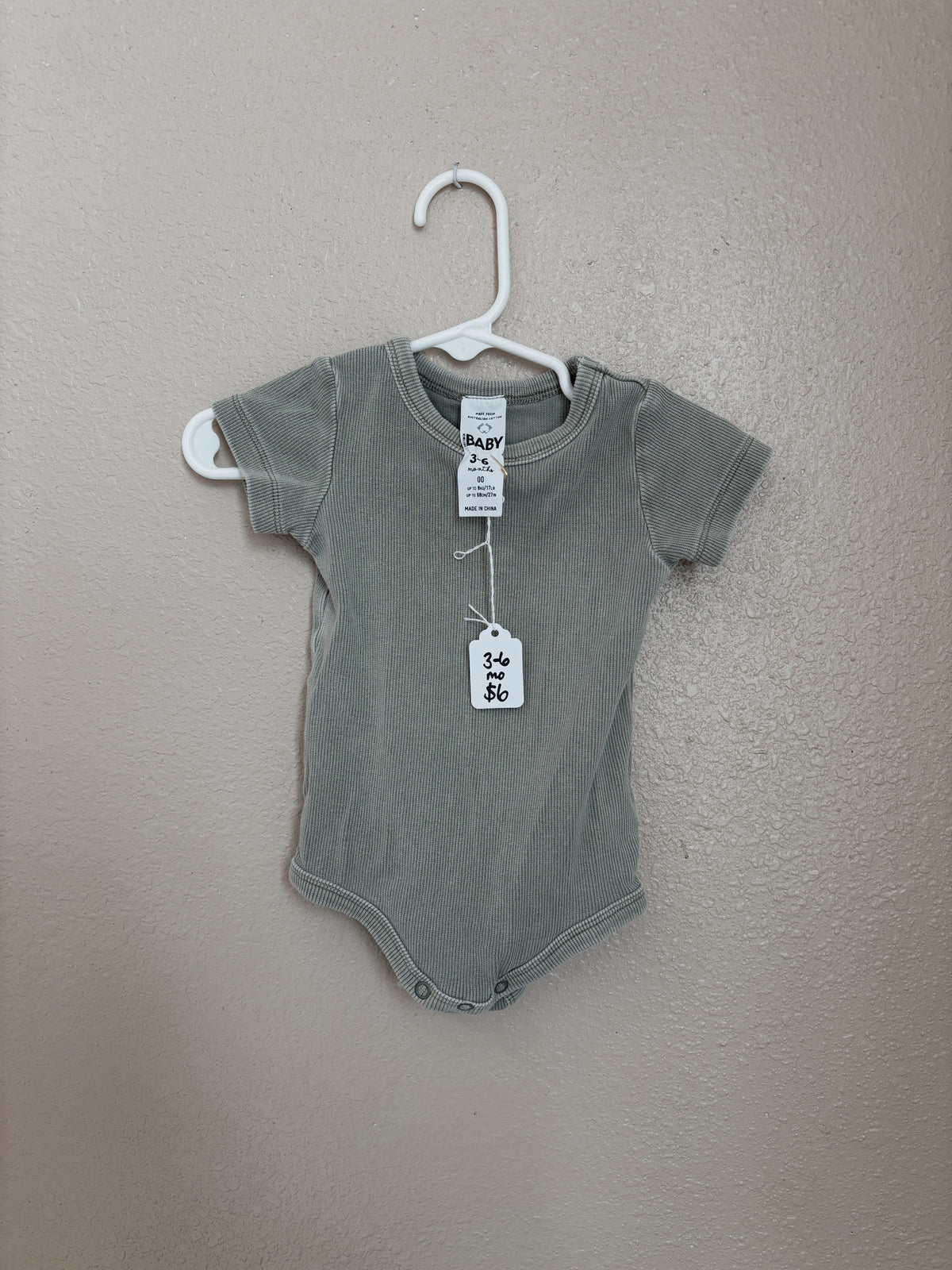cottonon ribbed onesie