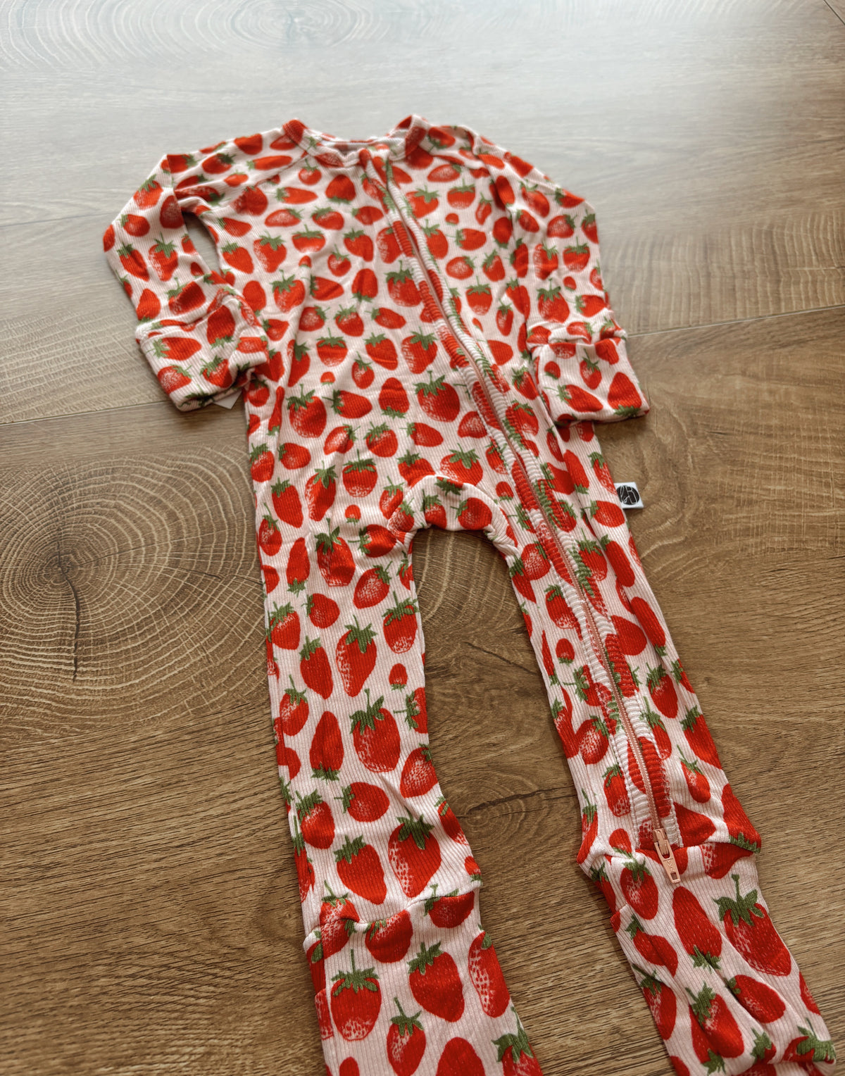 Strawberry Zip Romper