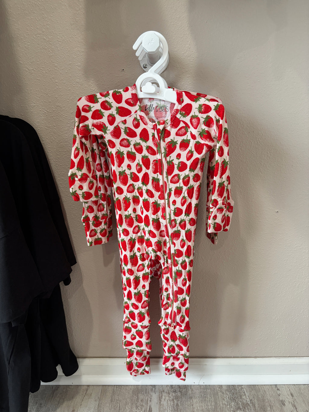 Strawberry Zip Romper
