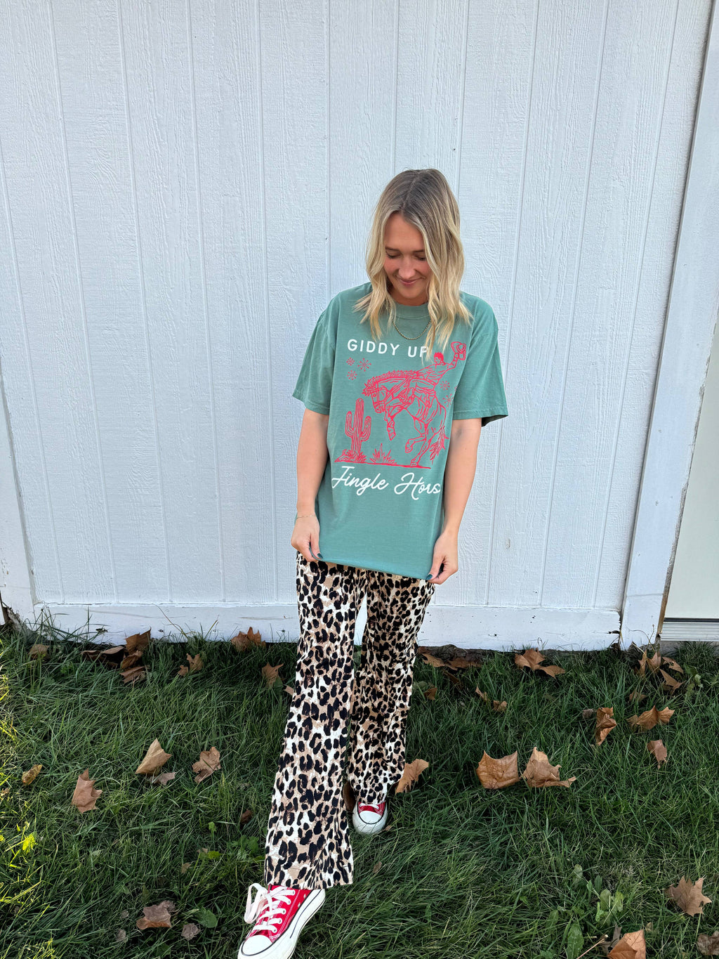 Giddy Up Jingle Horse Tee