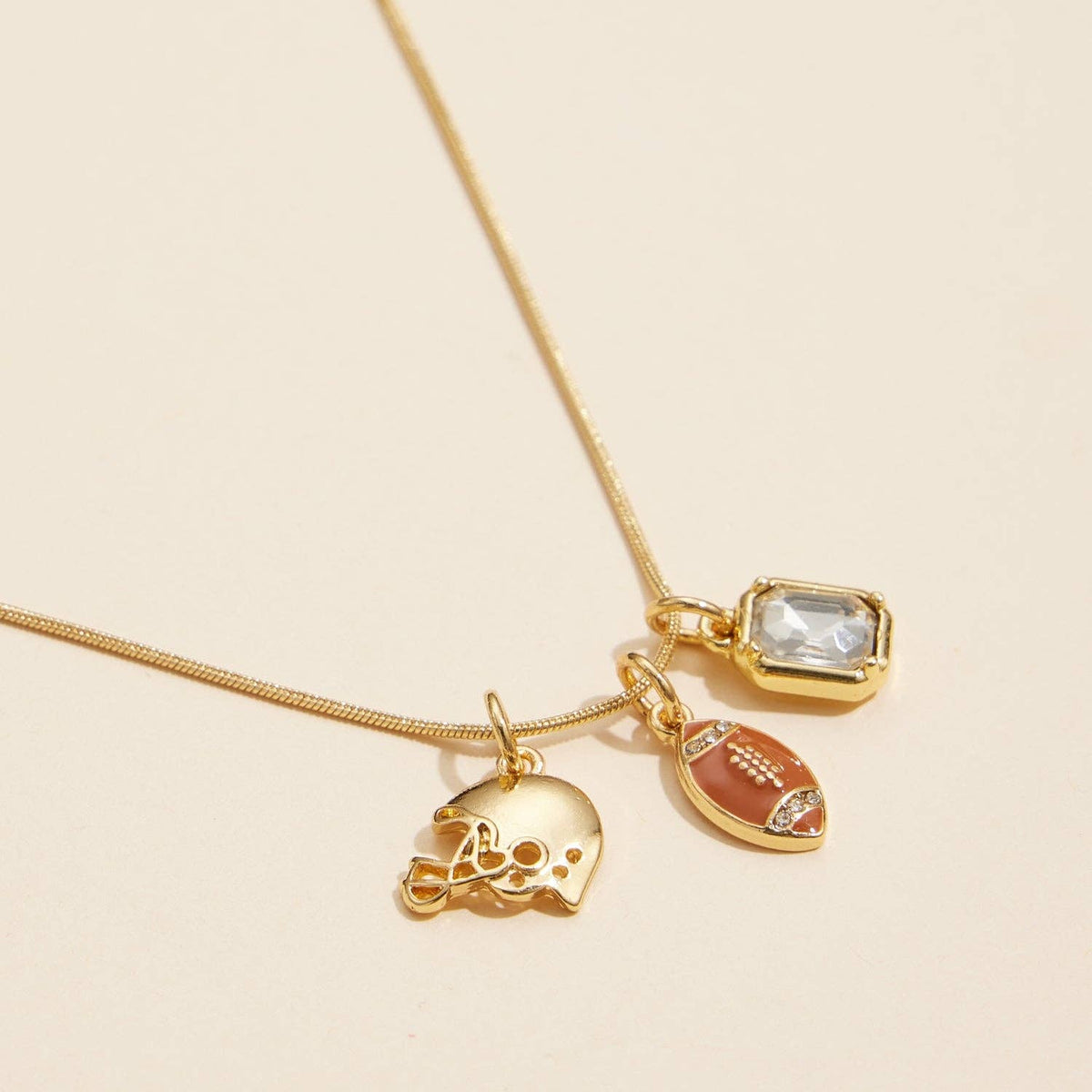 "Football Nights" Charm Necklace