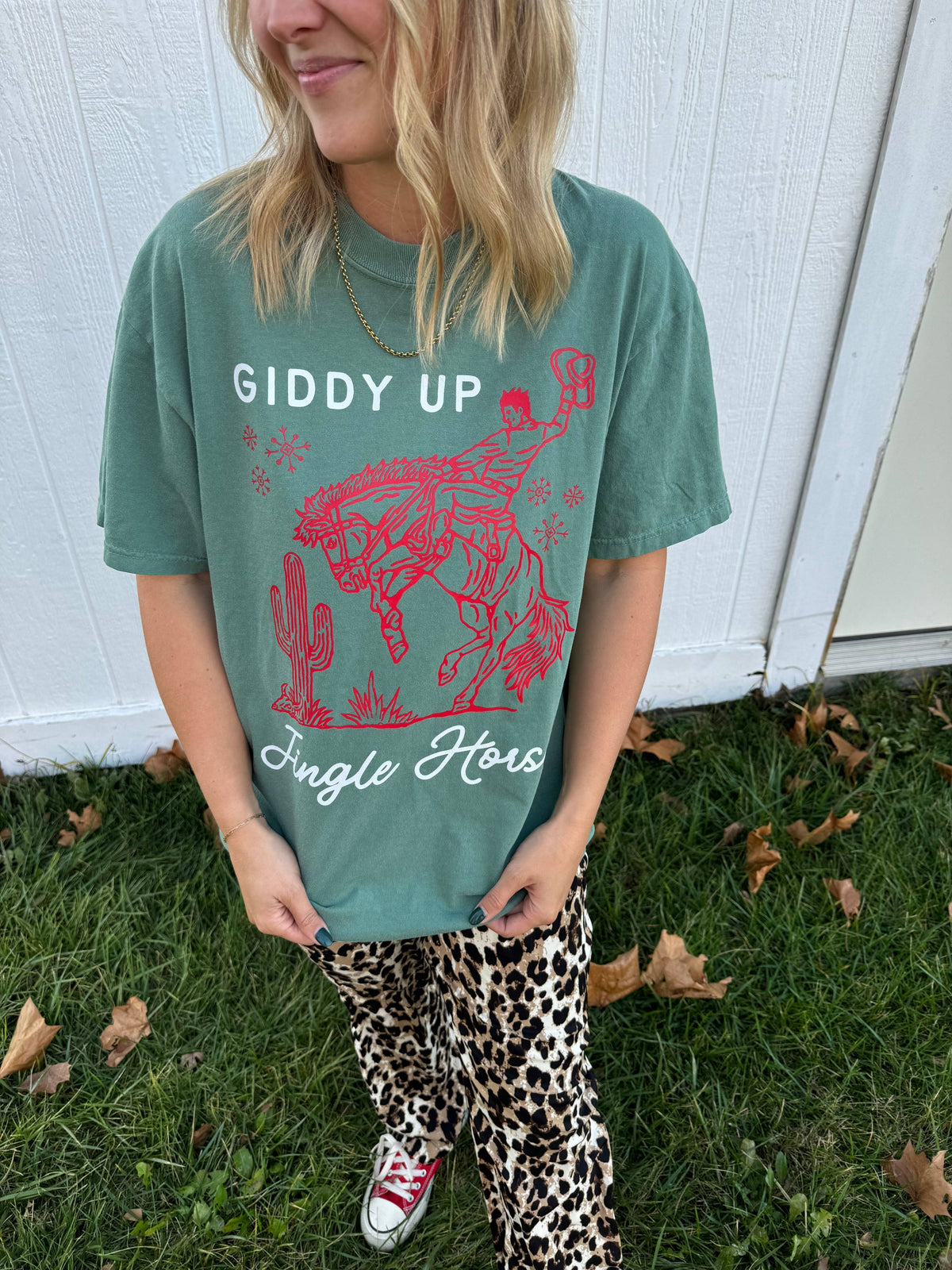 Giddy Up Jingle Horse Tee