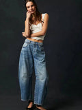 Barrel Leg Jean - Light Wash