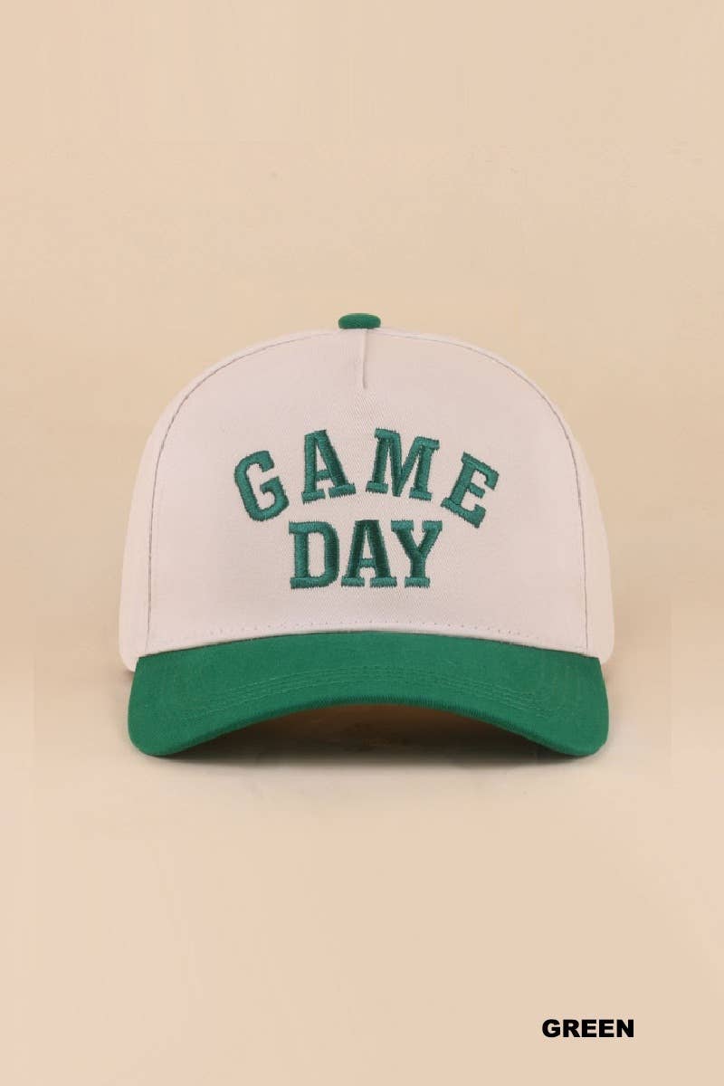Game Day Canvas Cap