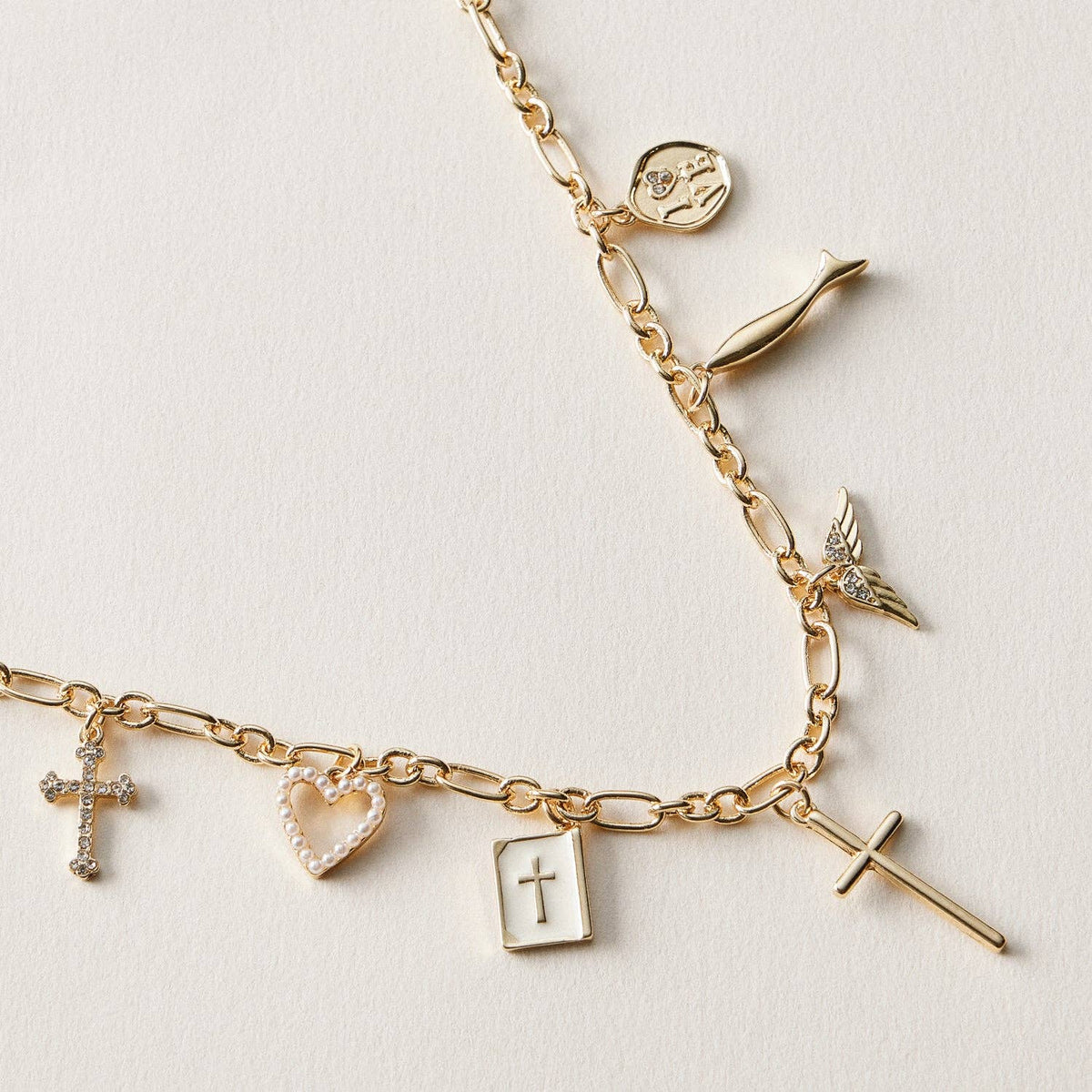 Faith & Love Charm Necklace