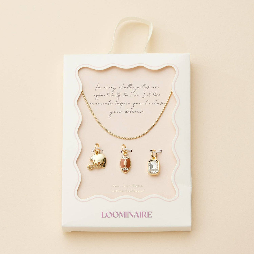 "Football Nights" Charm Necklace