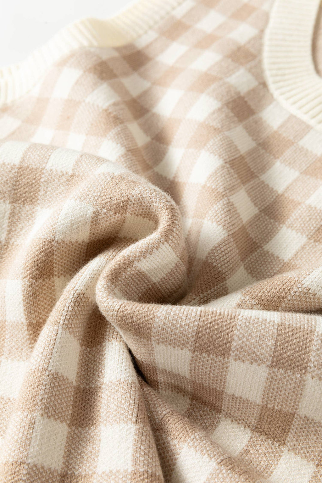 Gingham Sweater Tank